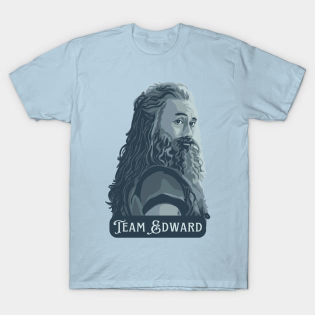 Team Edward Teach (Blackbeard) T-Shirt by Slightly Unhinged